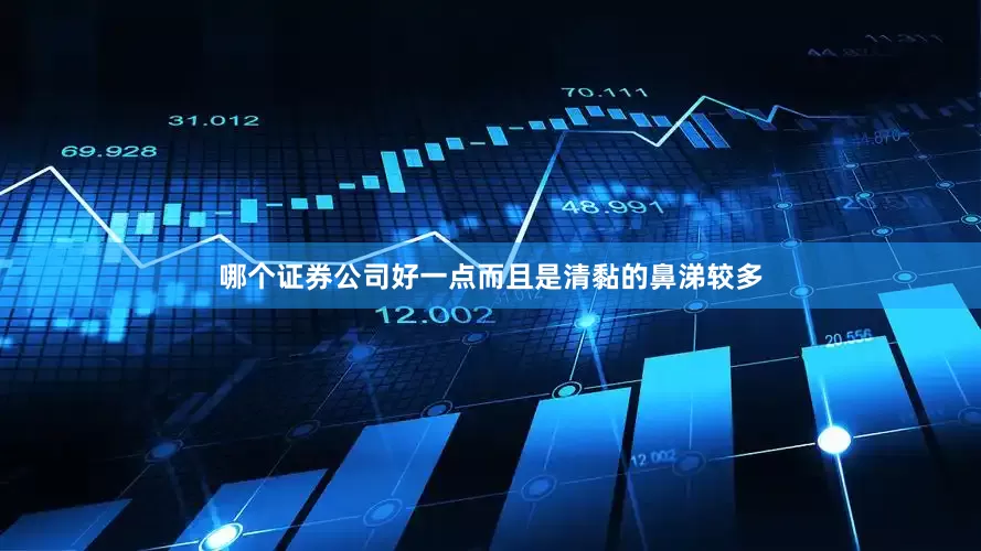 哪个证券公司好一点而且是清黏的鼻涕较多