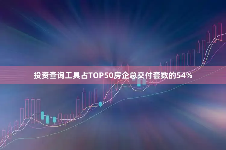 投资查询工具占TOP50房企总交付套数的54%