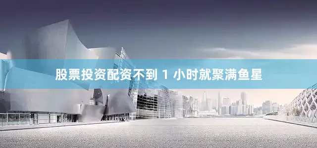 股票投资配资不到 1 小时就聚满鱼星